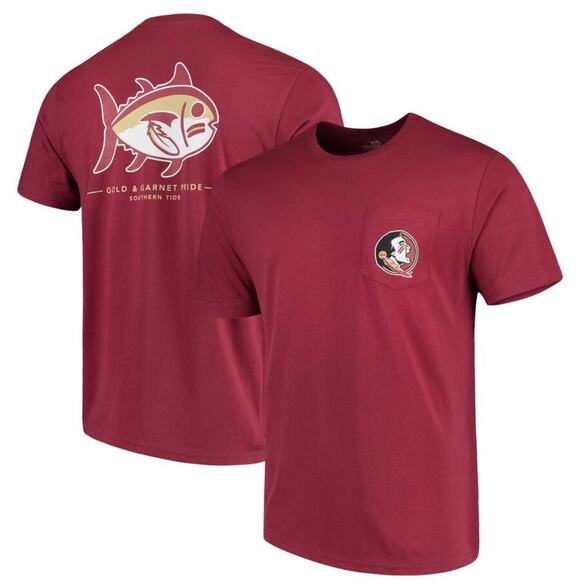 Southern Tide Other - Southern Tide Garnet Florida State Seminoles, Skipjack Goes to College, Medium